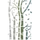 Texture Stencil 5"x8" Birch Trees