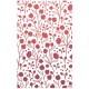 Texture Stencil 5"x8" Winter Berries