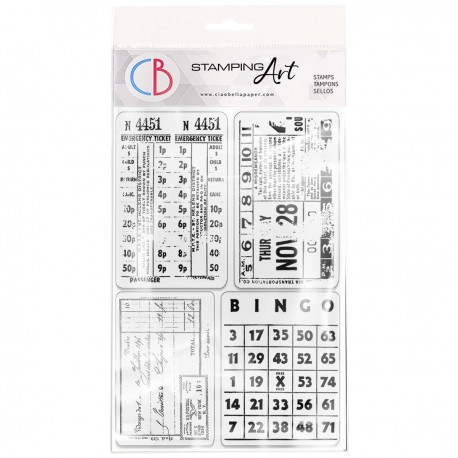 Clear Stamp Set 4"x6" Home for the Holidays