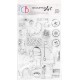 Clear Stamp Set 6"x8" Mail Box