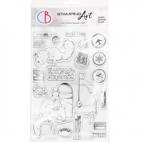 Clear Stamp Set 6"x8" Mail Box