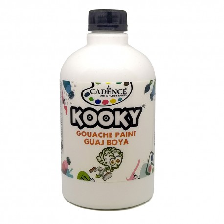 KOOKY Gouache Tempera  500 ML WHITE