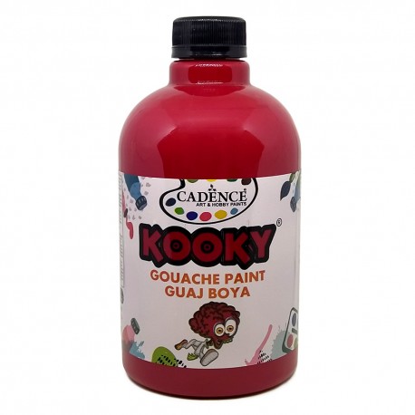 KOOKY Gouache Tempera  500 ML RED