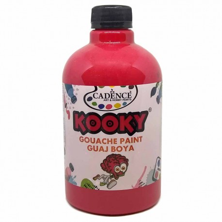 KOOKY Gouache Tempera  500 ML CRIMSON