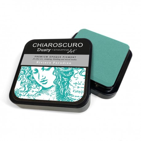 Chiaroscuro Ink Pad 6x6 cm Dusty Riviera Paradise