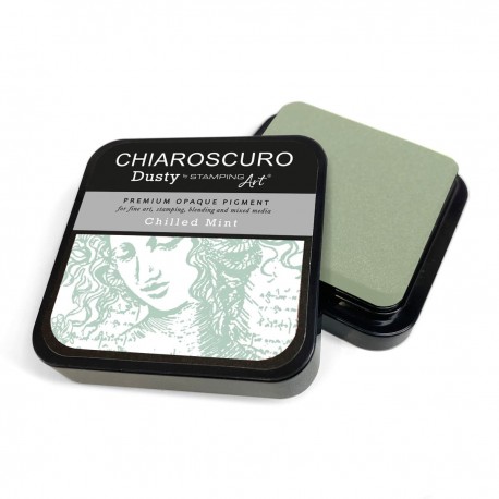 Chiaroscuro Ink Pad 6x6 cm Dusty Chilled Mint