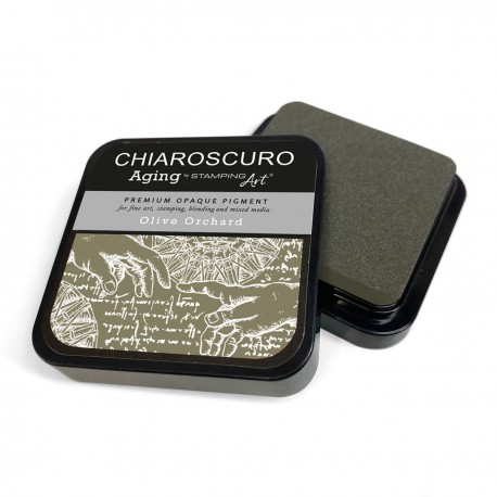 Chiaroscuro Ink Pad 6x6 cm Aging Olive Orchard