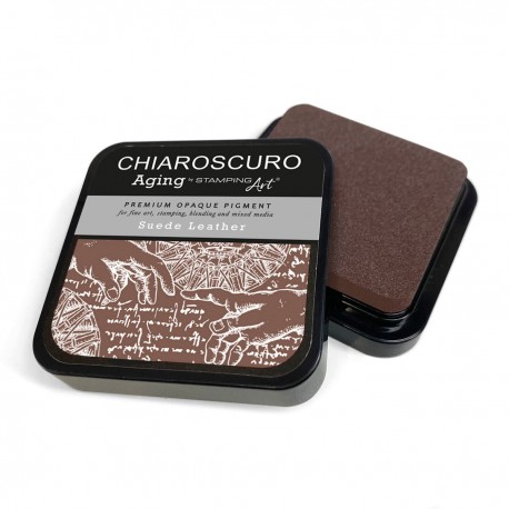 Chiaroscuro Ink Pad 6x6 cm Aging Suede Leather