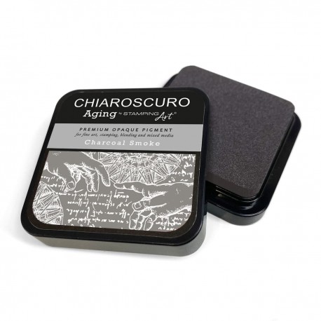 Chiaroscuro Ink Pad 6x6 cm Aging Charcoal Smoke