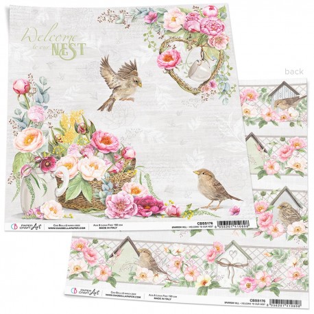 Welcome to our nest Paper Sheet 12x12