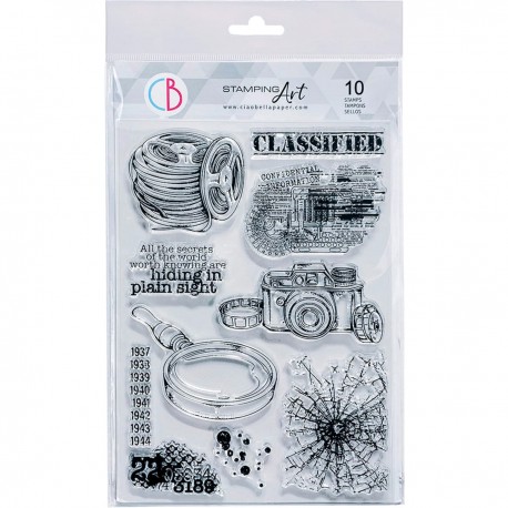Clear Stamp Set 6x8 Classified