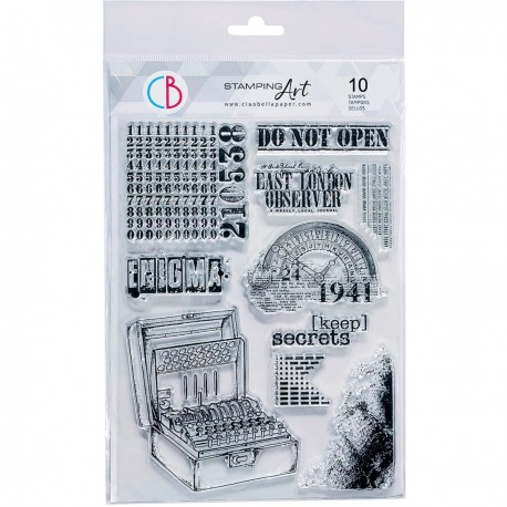Clear Stamp Set 6x8 Enigma