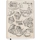 Clear Stamp Set 6x8 Spring Tea Party