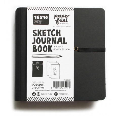 Journal notebook 16x16cm