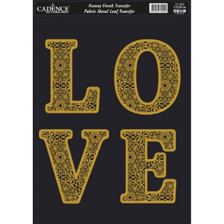 Transfer TELA Cadence GOLD VT023 21X30 cm