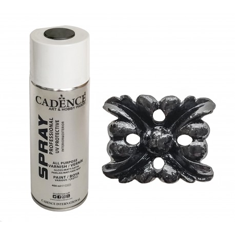 Pintura Spray Cadence GLOSS BLACK 400 ml