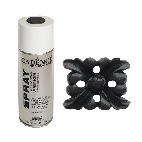 Pintura Spray Cadence MATT BLACK 400 ml