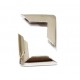 Cantonera metálica 23x23x6mm - 50 uds