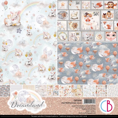 Dreamland Patterns Pad 12x12 8/Pkg