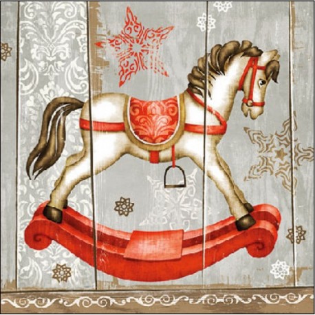 SERVILLETA NAPKIN 33 ROCKING HORSE