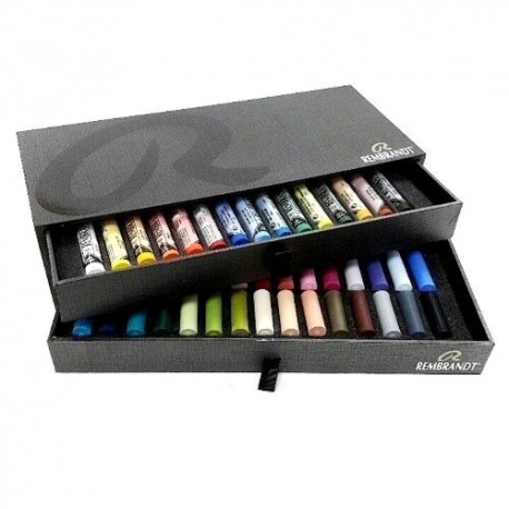 Caja LUXE pasteles Rembrandt 218 colores