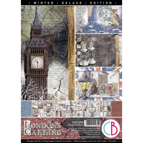 London's Calling Creative Pad A4 9/Pkg + 1 Free de