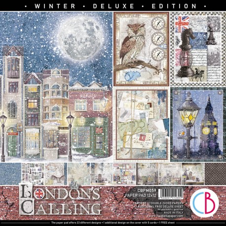 London's Calling Pad 12x12 12/Pkg + 1 Free deluxe