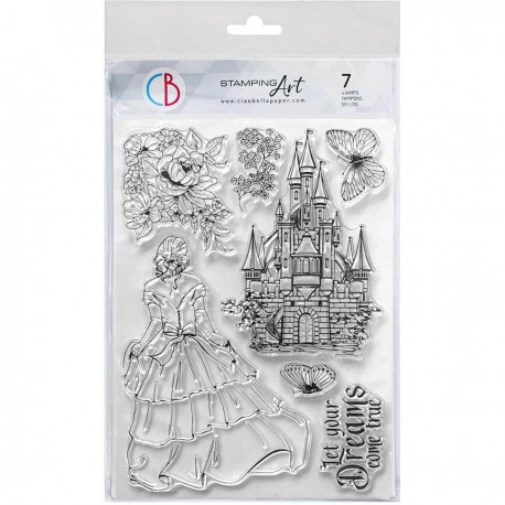 Clear Stamp Set 6"x8" Once upon a time