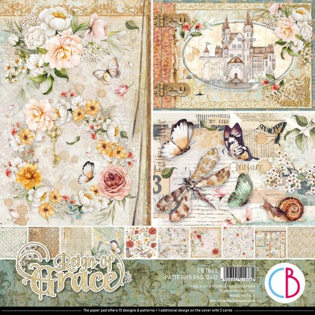 Reign of Grace Patterns Pad 12x12 8/Pkg