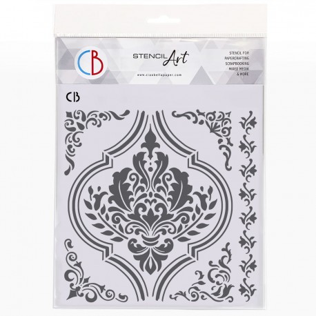 Texture Stencil 8"x8" Insignia