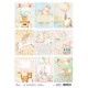 Rice Paper A4 Piuma My tiny world cards