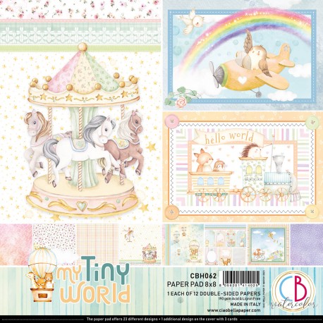 My tiny world Pad 8x8 12/Pkg