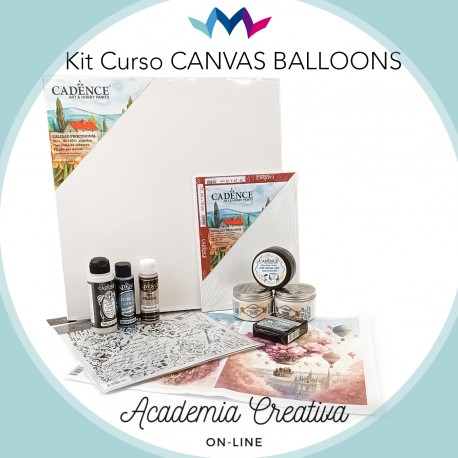 Kit Canvas Balloons ACADEMIA CREATIVA