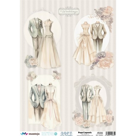 Papel de Arroz Soft A3 30x41cm SPA5251