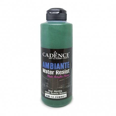 AMBIENTE WATER RESIST EMERALD GREEN 250ML + CAT.