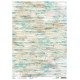 Rice Paper A3 Piuma Dance of marine colors