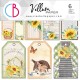 Vellum Farmhouse Garden Fussy Cut 6"x6" 6/Pkg