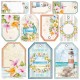 Vellum Summer Breeze Fussy Cut 6"x6" 6/Pkg