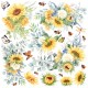 Farmhouse Garden Fussy Cut Pad 6"x6" 24/Pkg