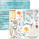 Summer Breeze Fussy Cut Pad 6"x6" 24/Pkg