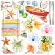 Summer Breeze Fussy Cut Pad 6"x6" 24/Pkg