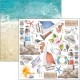 Summer Breeze Fussy Cut Pad 6"x6" 24/Pkg