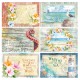 Summer Breeze Paper Pad 8"x8" 12/Pkg