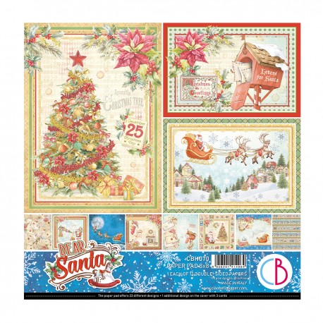 Dear Santa Paper Pad 8"x8" 12/Pkg