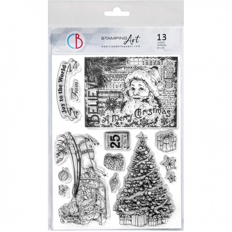 Clear Stamp Set 6"x8" Believe in Christmas