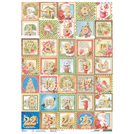 Rice Paper A3 Piuma Jolly advent journey