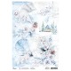 Rice Paper A4 Piuma White wild fox