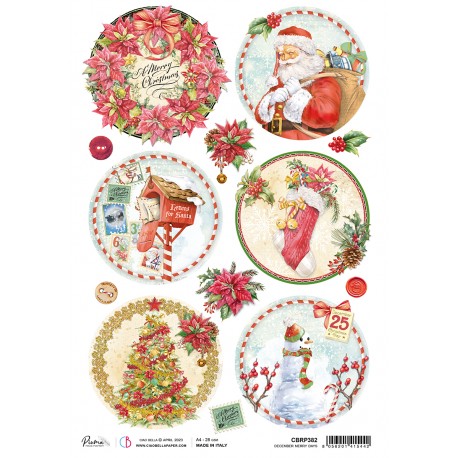 Rice Paper A4 Piuma December merry days