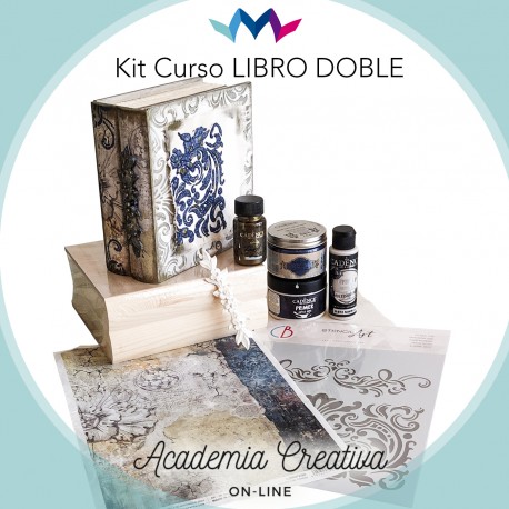 Kit Caja libro doble ACADEMIA CREATIVA