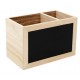 CAJA 2 DIVISIONES PIZARRA 18x10x12